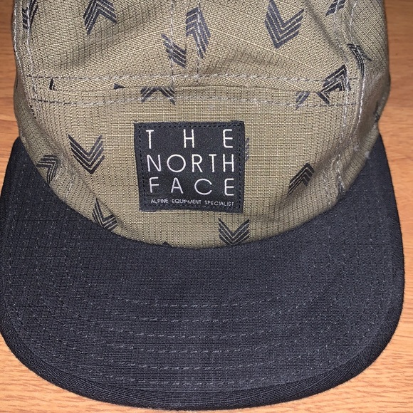 NWT The North Face Five Panel Ball Cap/ Hat, Olive Green - Picture 2 of 9